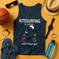 Funny Kitesurfing Shirts Kite Surfer Gift Kiteboarding Kite Tank Top thumb 4