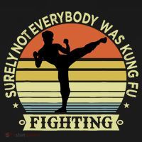 Funny Karate Surely Not Everybody Was Kung Fu Fighting Baby Bodysuit thumb 2