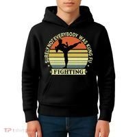 Funny Karate Surely Not Everybody Was Kung Fu Fighting Kids Hoodie thumb 4