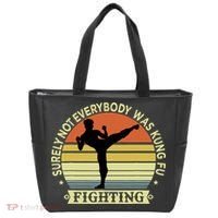 Funny Karate Surely Not Everybody Was Kung Fu Fighting Tote Bag thumb 0