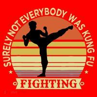 Funny Karate Surely Not Everybody Was Kung Fu Fighting Santa Hat thumb 1