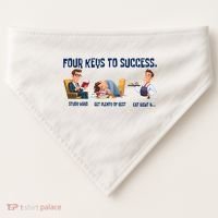 Four Keys To Success 4 Keys To Success USA-Made Doggie Bandana thumb 0