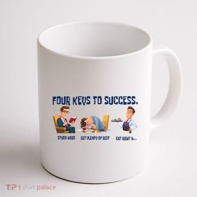 Four Keys To Success 4 Keys To Success Coffee Mug back