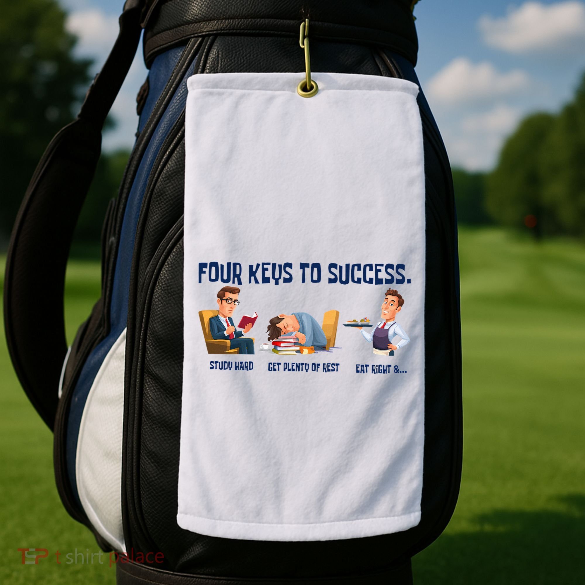 Four Keys To Success 4 Keys To Success Golf Towel