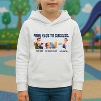 Four Keys To Success 4 Keys To Success Kids Hoodie thumb 3