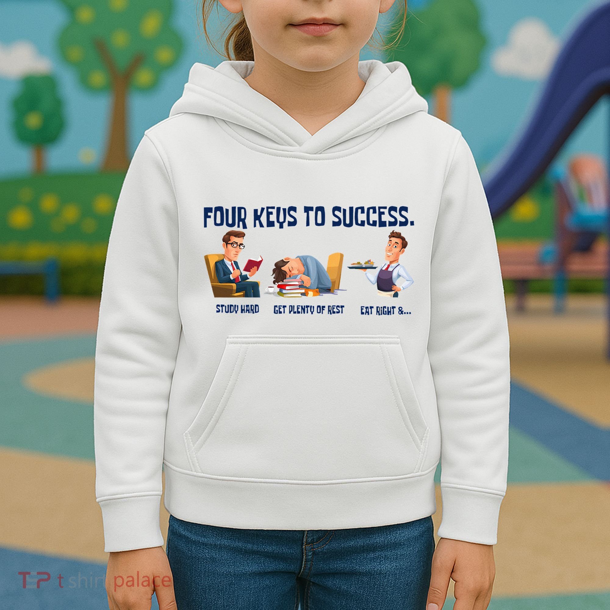 Four Keys To Success 4 Keys To Success Kids Hoodie