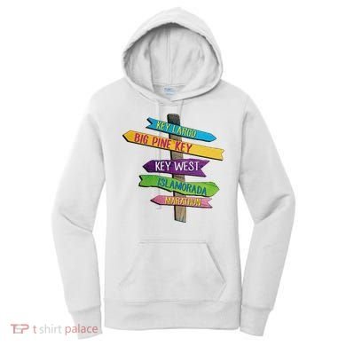 Florida Keys Totem Largo Islamorada Key West Sign Post Women's Hoodie