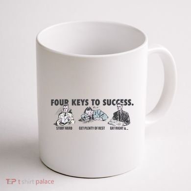 Four Keys To Success Coffee Mug back