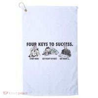 Four Keys To Success Golf Towel thumb 0