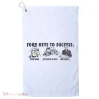 Four Keys To Success Golf Towel thumb 0