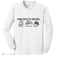 Four Keys To Success Kids Long Sleeve Shirt thumb 0