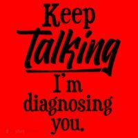 Funny Keep Talking I'm Diagnosing You Santa Hat thumb 1