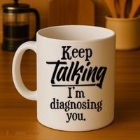 Funny Keep Talking I'm Diagnosing You Coffee Mug thumb 4