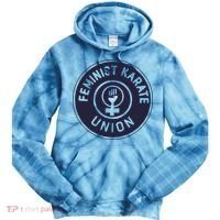 Feminist Karate Union Tie Dye Hoodie thumb 0