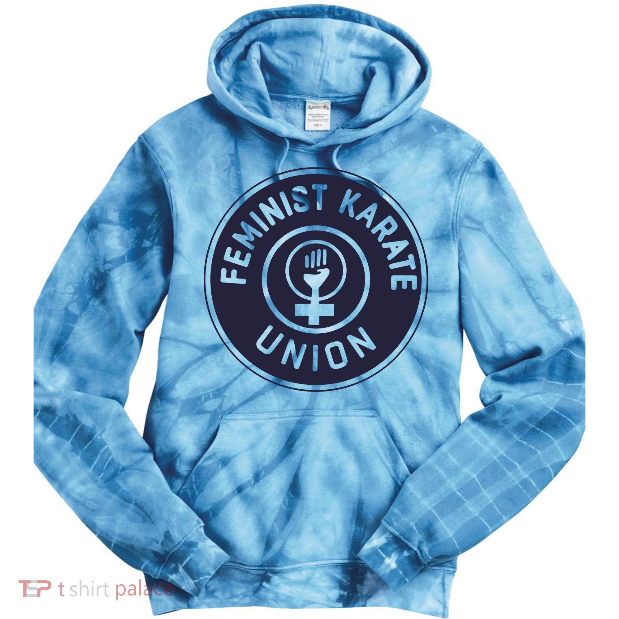 Feminist Karate Union Tie Dye Hoodie