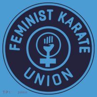 Feminist Karate Union Tie Dye Hoodie thumb 2