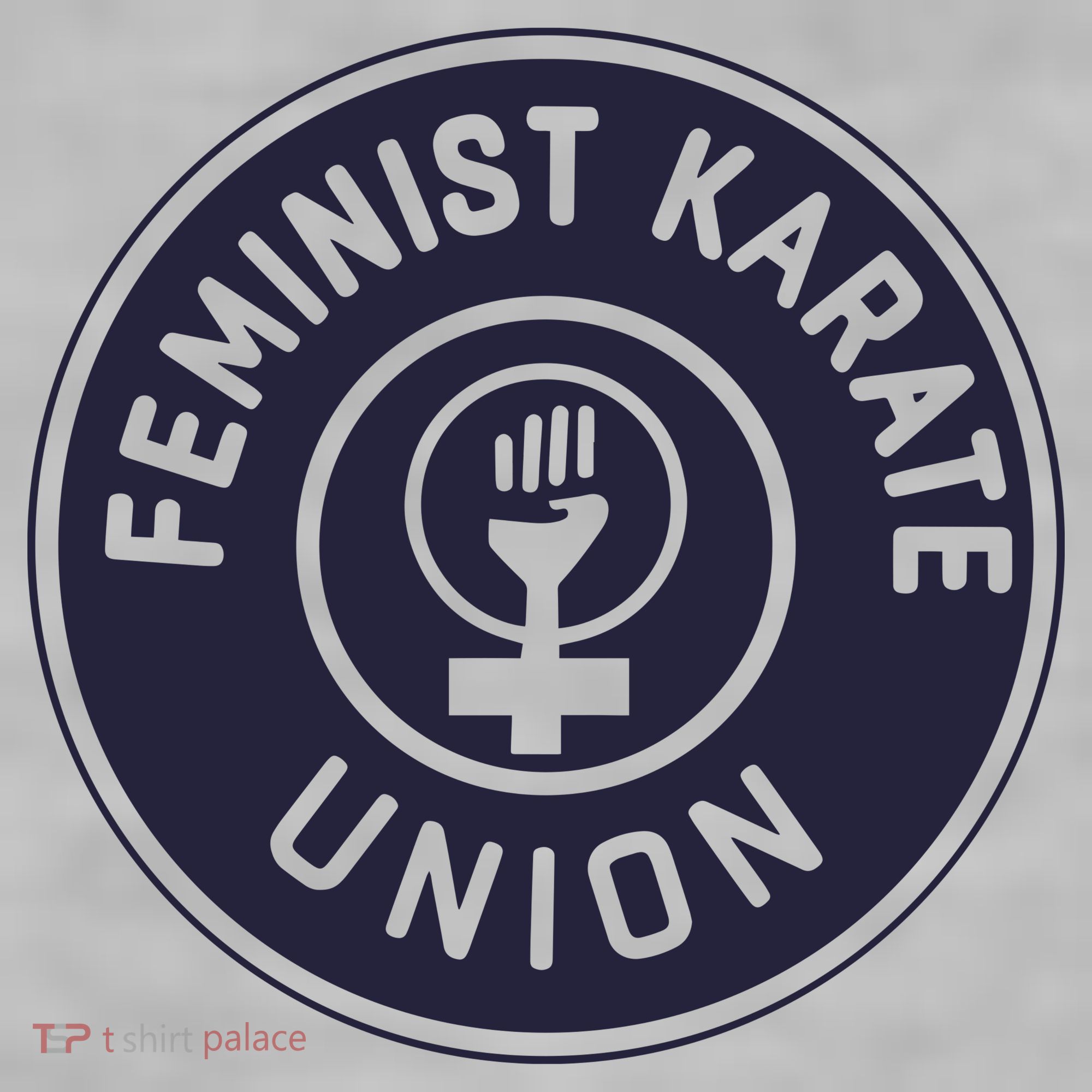 Feminist Karate Union Ladies PosiCharge Tri-Blend Wicking Tank
