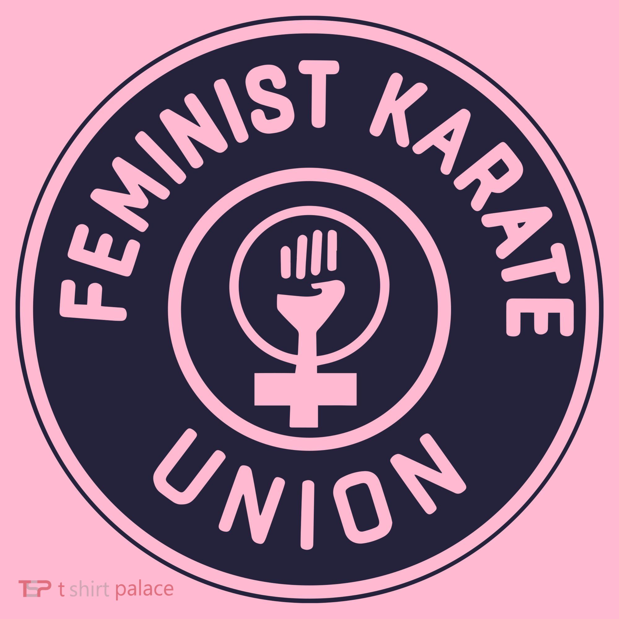 Feminist Karate Union Baby Long Sleeve Bodysuit