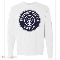 Feminist Karate Union Comfort Colors Heavyweight Long Sleeve T-Shirt thumb 0