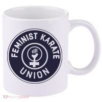 Feminist Karate Union 11oz C Handle Ceramic Mug thumb 0