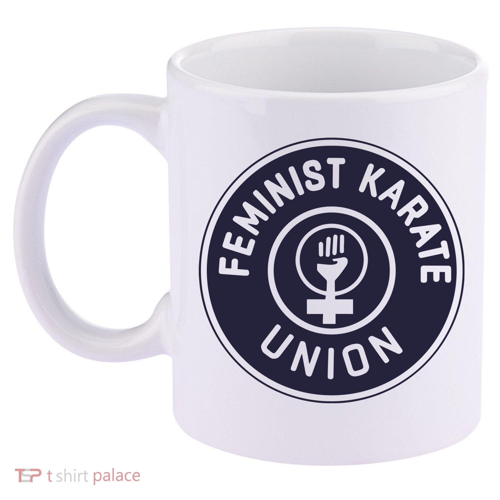 Feminist Karate Union 11oz C Handle Ceramic Mug
