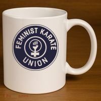 Feminist Karate Union 11oz C Handle Ceramic Mug thumb 3