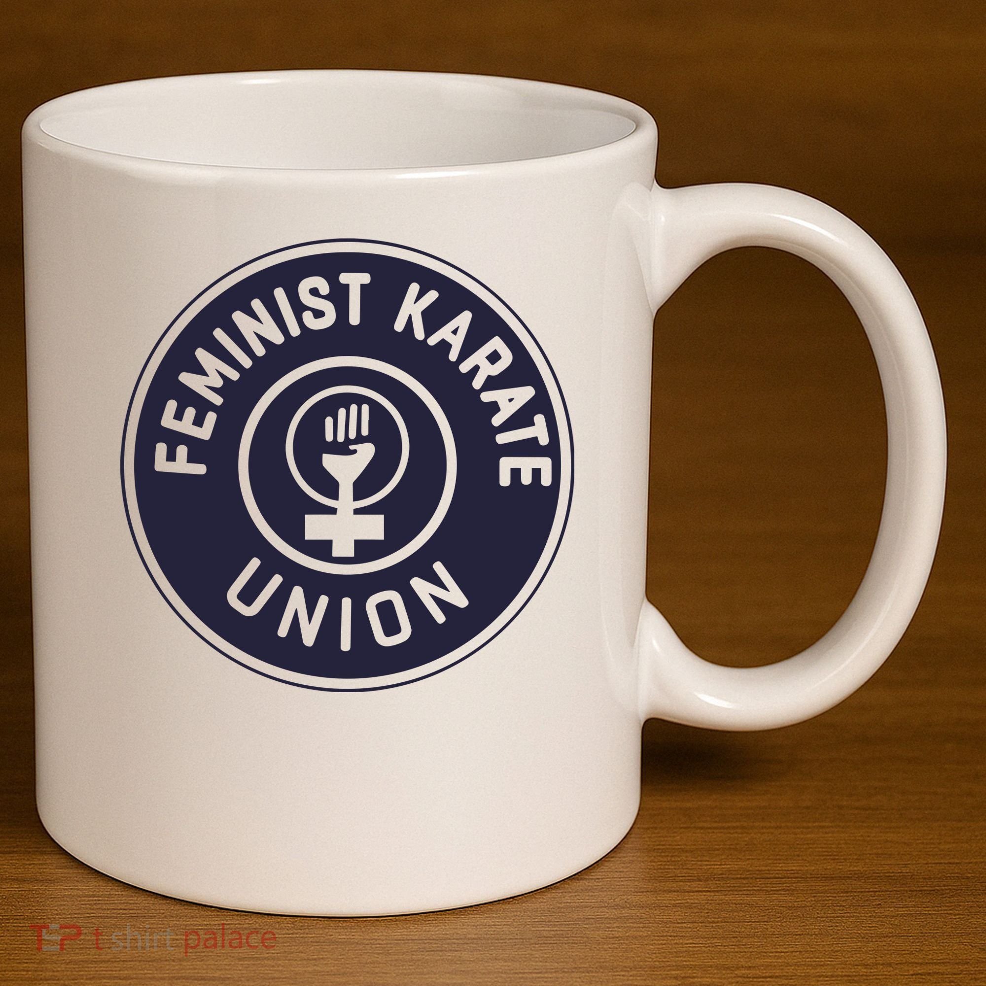 Feminist Karate Union 11oz C Handle Ceramic Mug