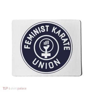 Feminist Karate Union Mousepad