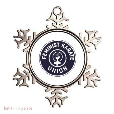 Feminist Karate Union Ornament