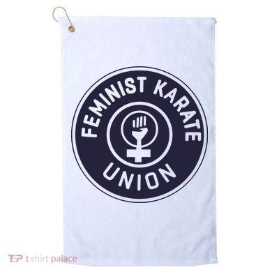Feminist Karate Union Golf Towel