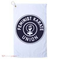 Feminist Karate Union Golf Towel thumb 0
