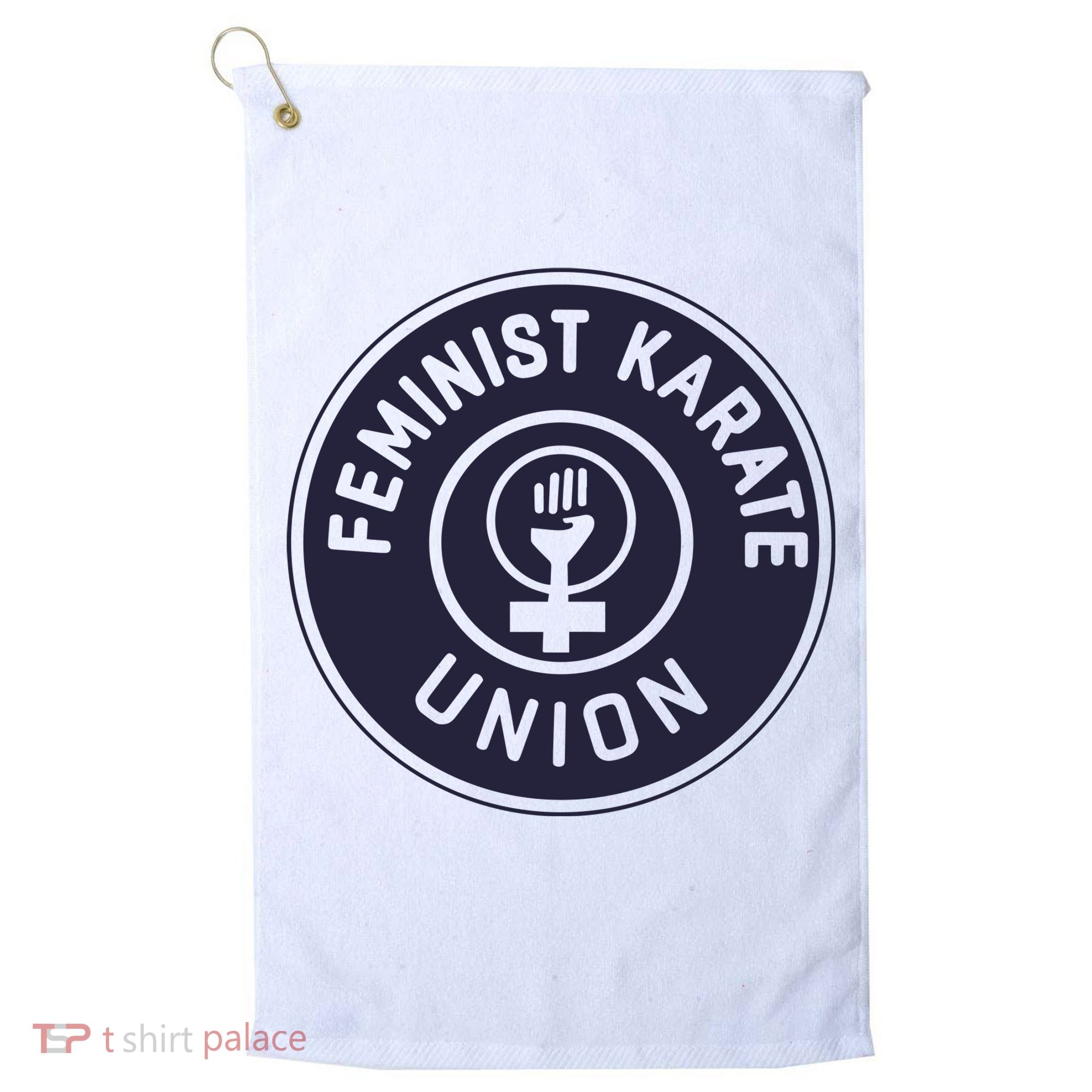 Feminist Karate Union Golf Towel