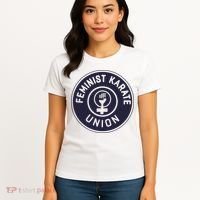 Feminist Karate Union Women's T-Shirt thumb 4
