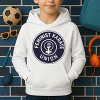 Feminist Karate Union Kids Hoodie thumb 2