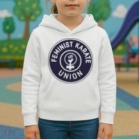 Feminist Karate Union Kids Hoodie thumb 3