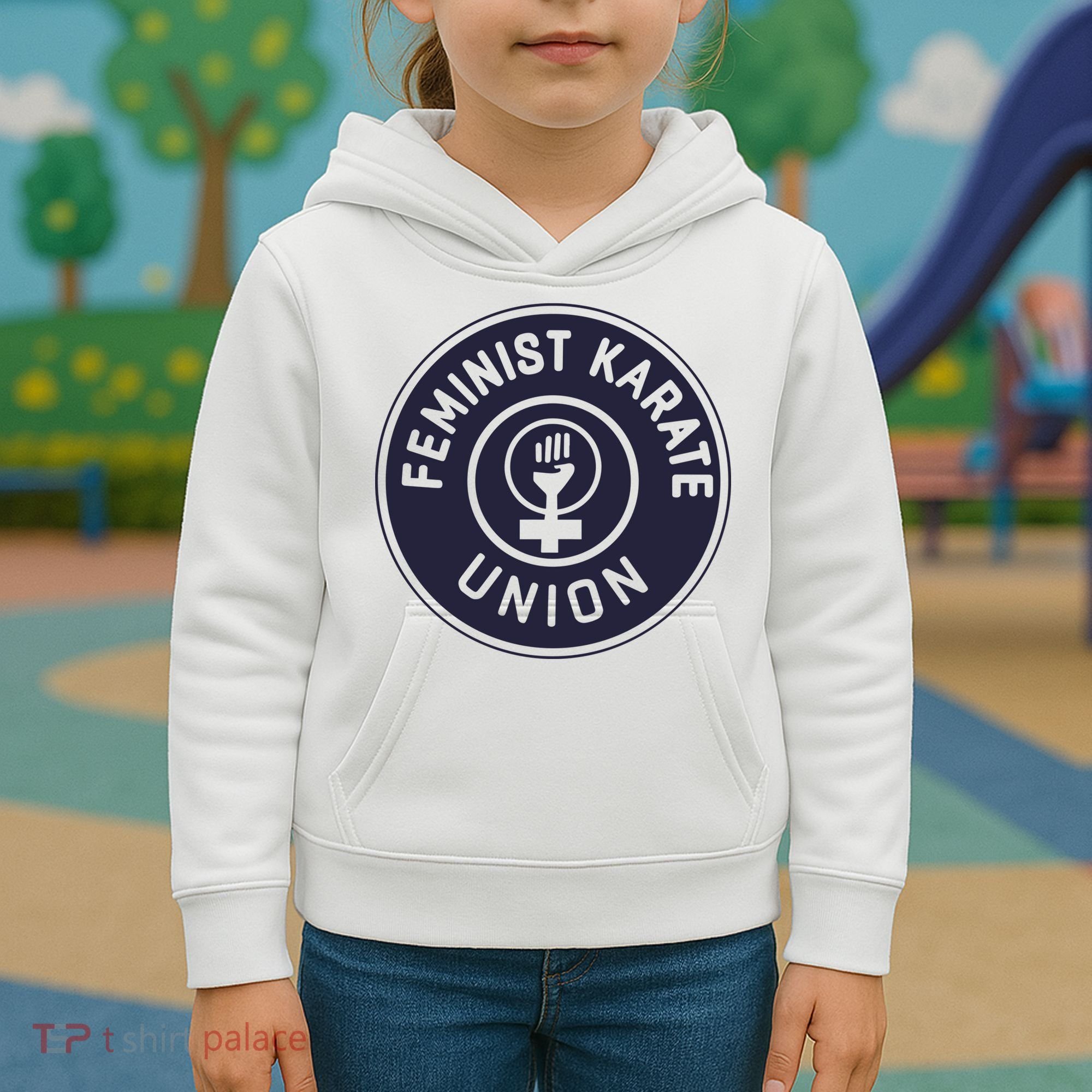 Feminist Karate Union Kids Hoodie