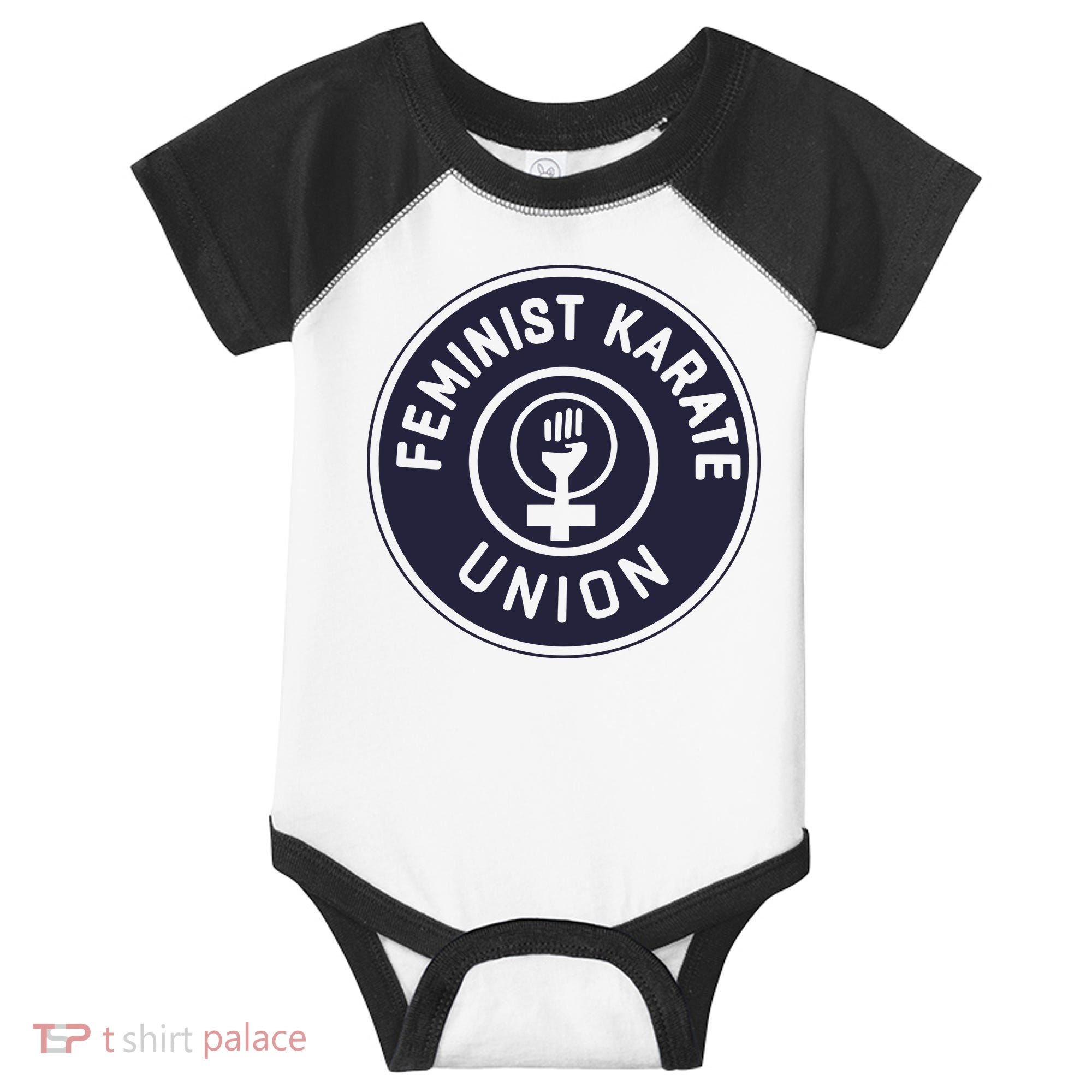 Feminist Karate Union Infant Baby Jersey Bodysuit
