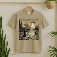 Funny Kaiju UFO Loch Ness Sasquatch Monster Alien Bruh T-Shirt thumb 2