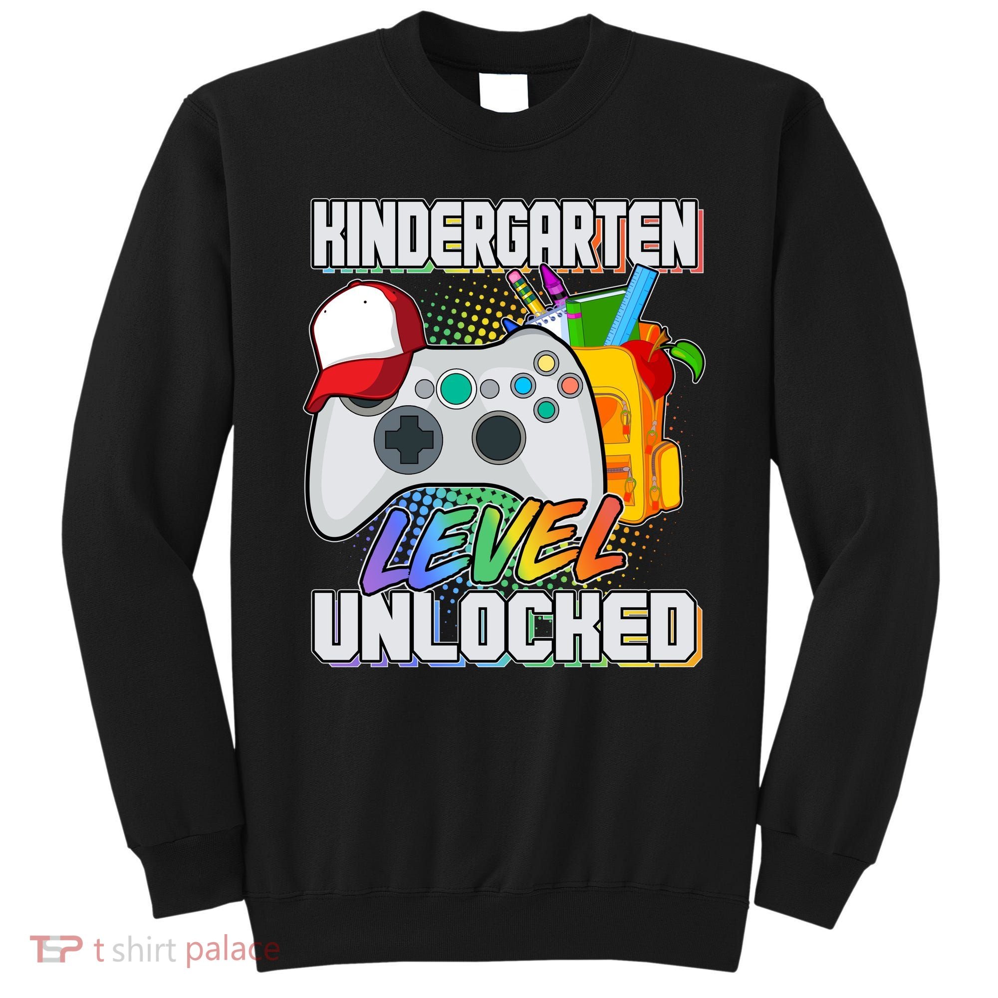 Funny Kindergarten Unlocked Video Gamer Sweatshirt