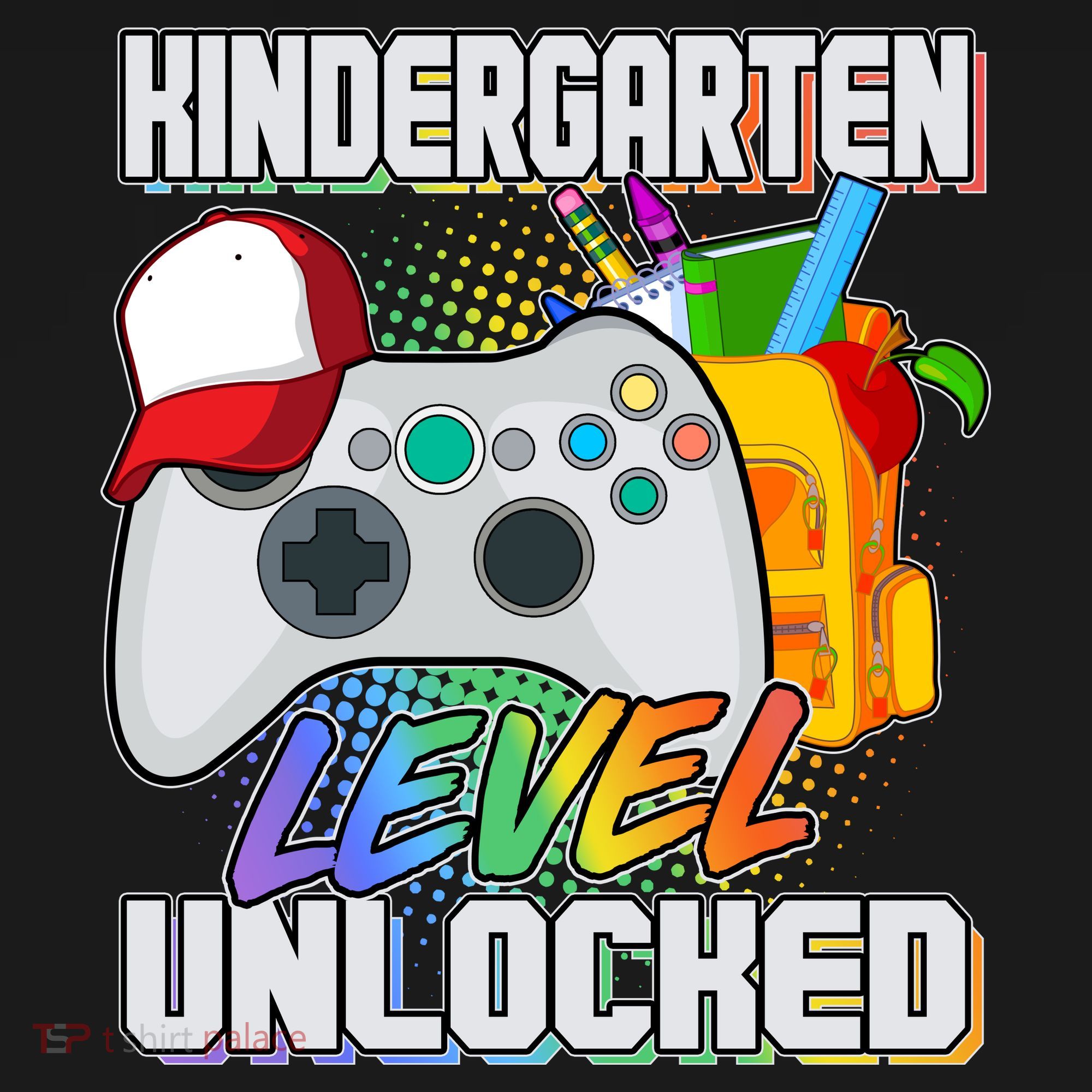 Funny Kindergarten Unlocked Video Gamer Bucket Hat