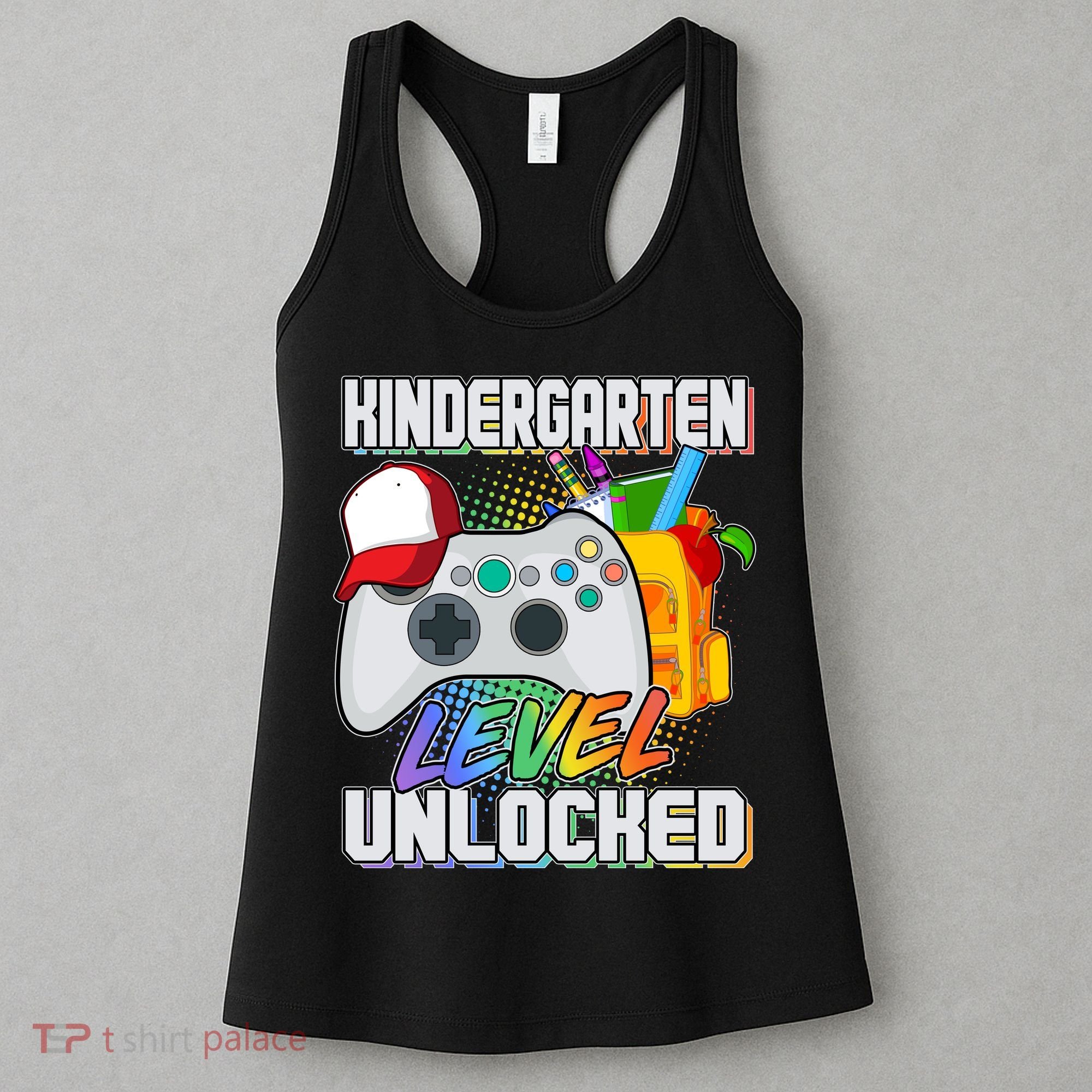 Funny Kindergarten Unlocked Video Gamer Women's Tank Top
