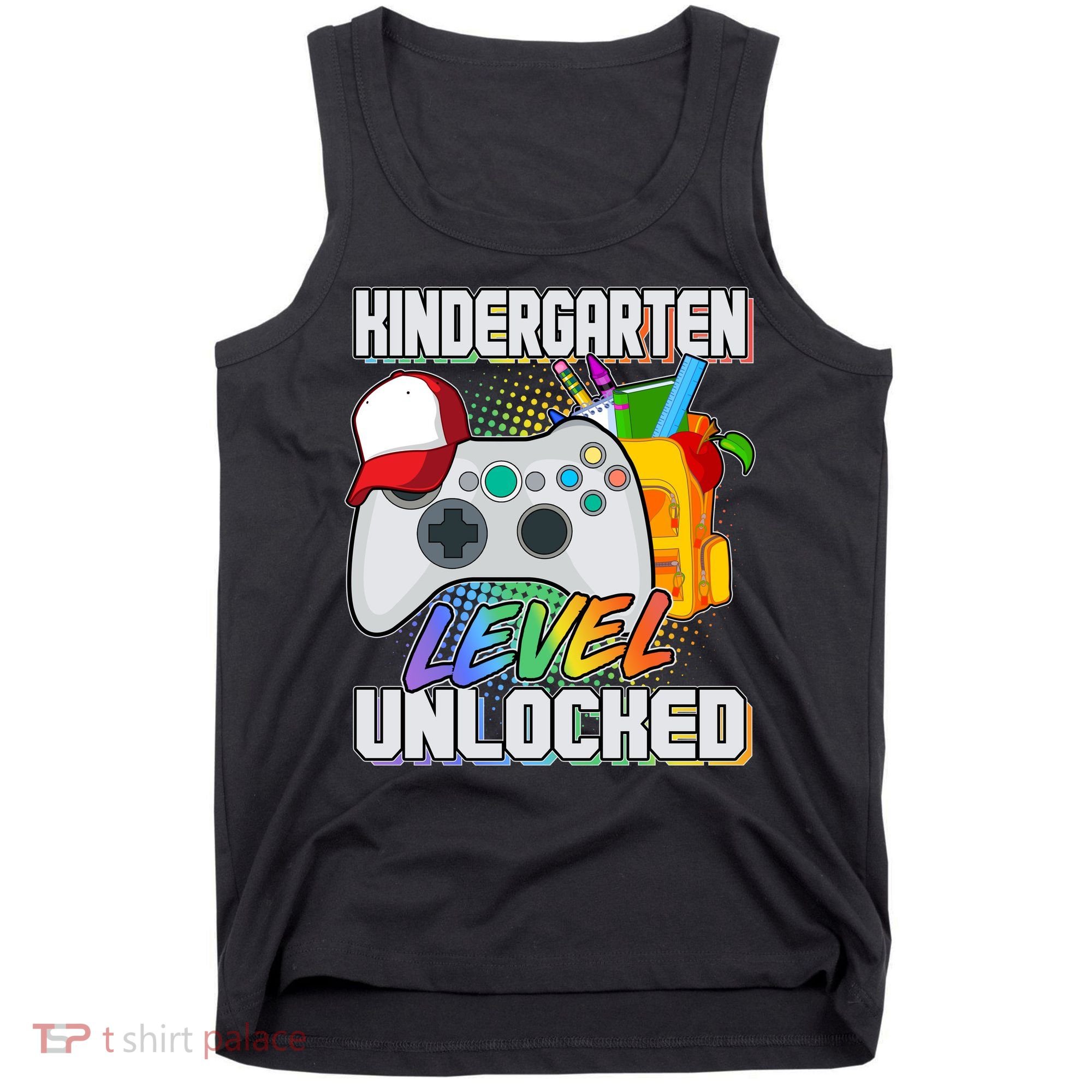 Funny Kindergarten Unlocked Video Gamer Tank Top