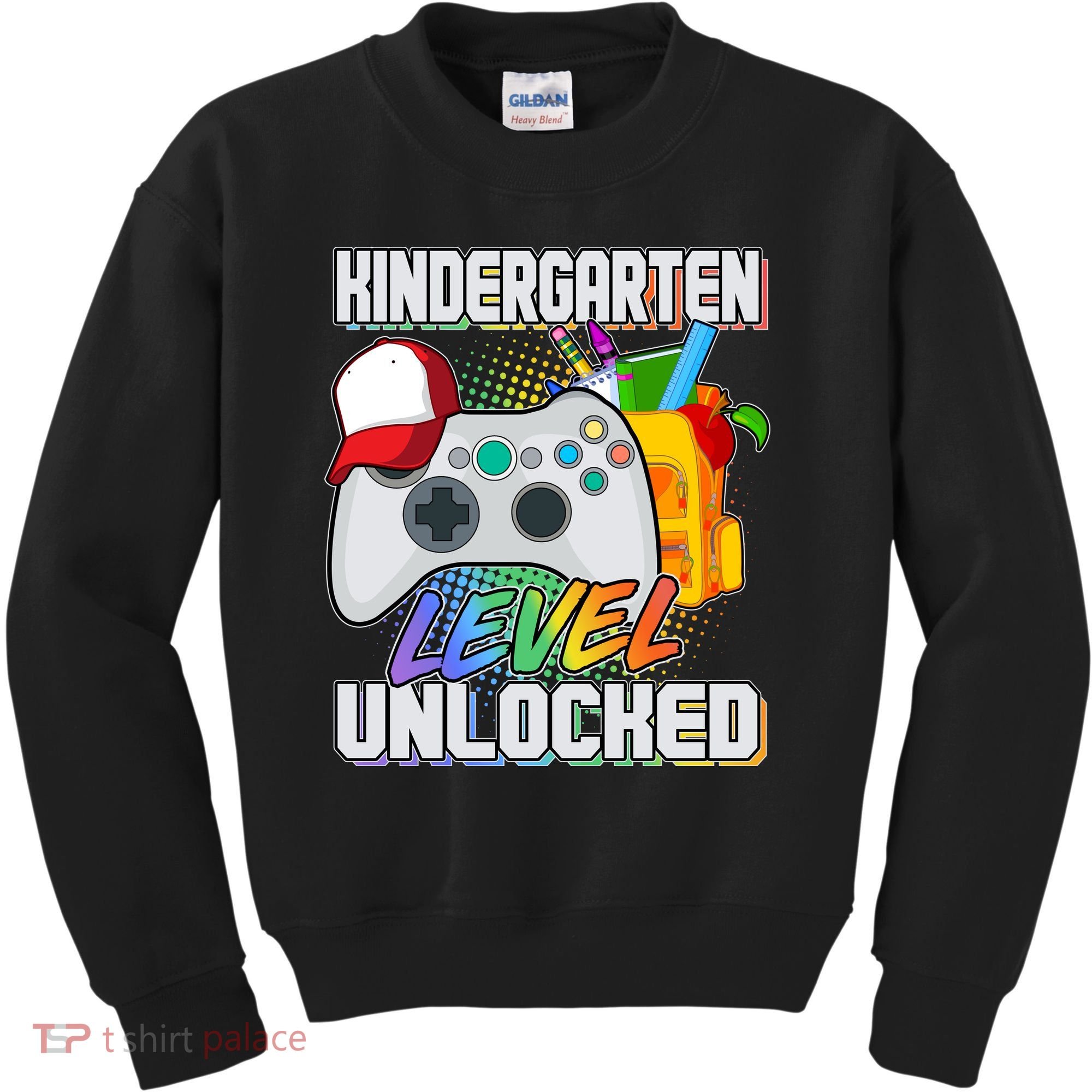 Funny Kindergarten Unlocked Video Gamer Kids Sweatshirt