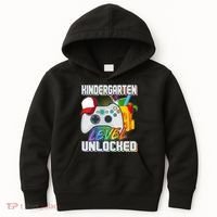Funny Kindergarten Unlocked Video Gamer Kids Hoodie thumb 0
