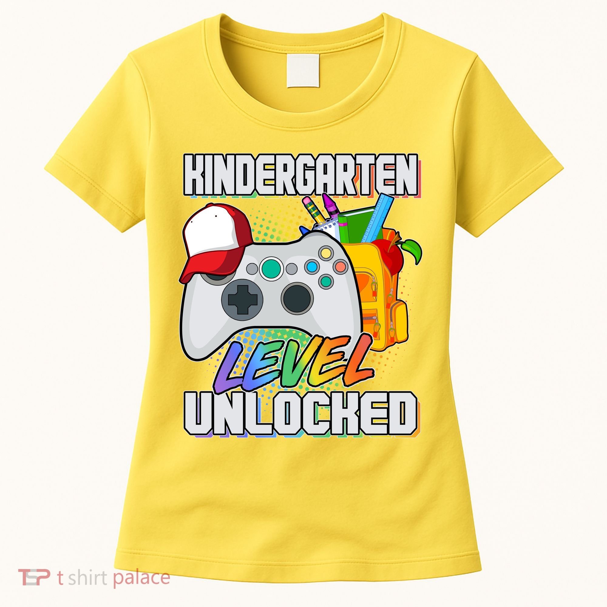 Funny Kindergarten Unlocked Video Gamer Women's T-Shirt