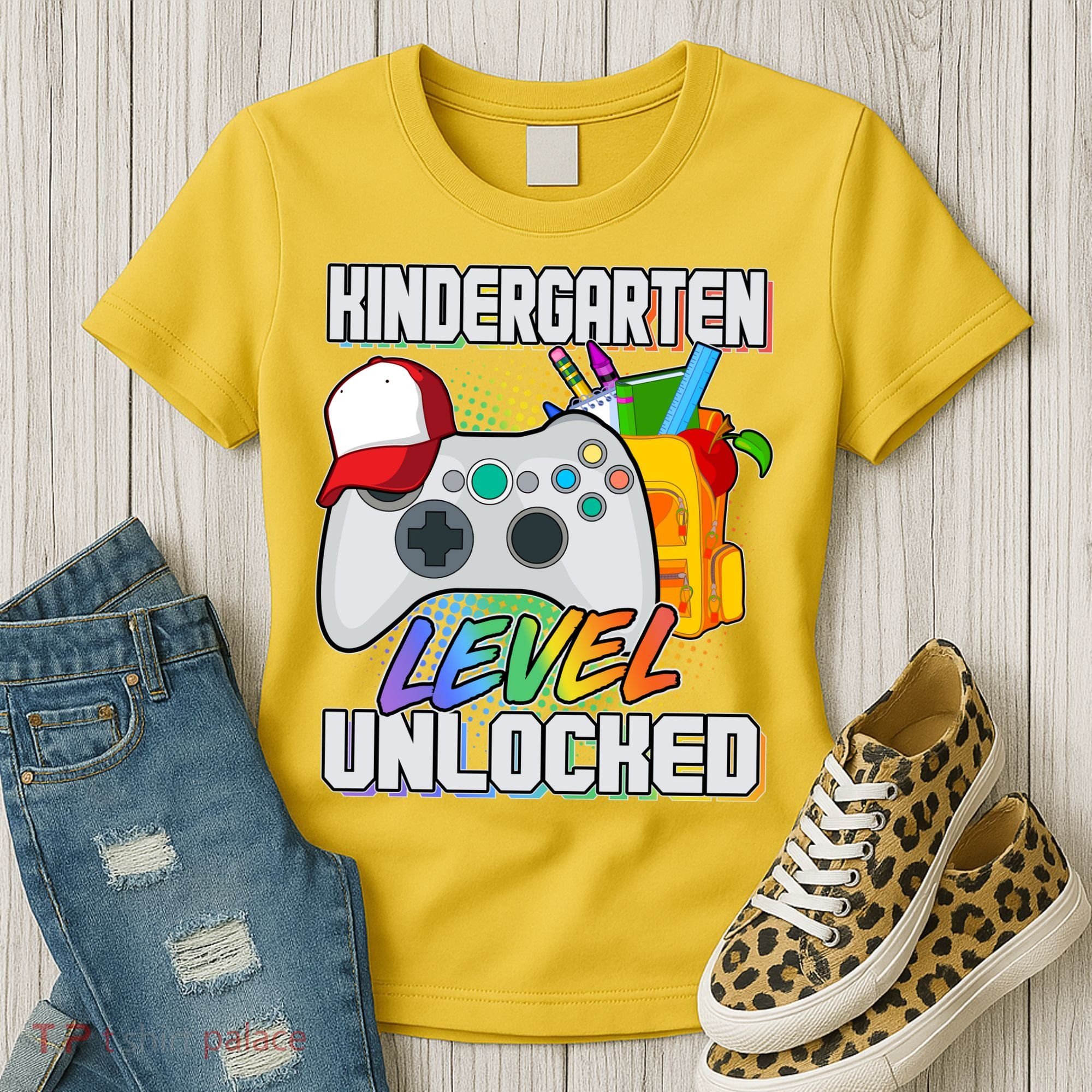 Funny Kindergarten Unlocked Video Gamer Women's T-Shirt