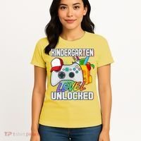 Funny Kindergarten Unlocked Video Gamer Women's T-Shirt thumb 4