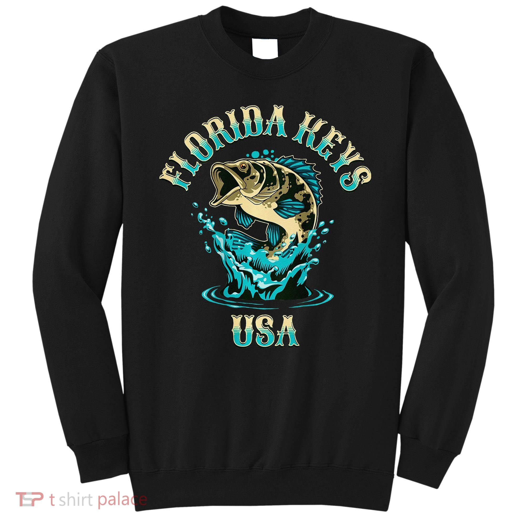 Florida Keys Usa Fishing Sweatshirt
