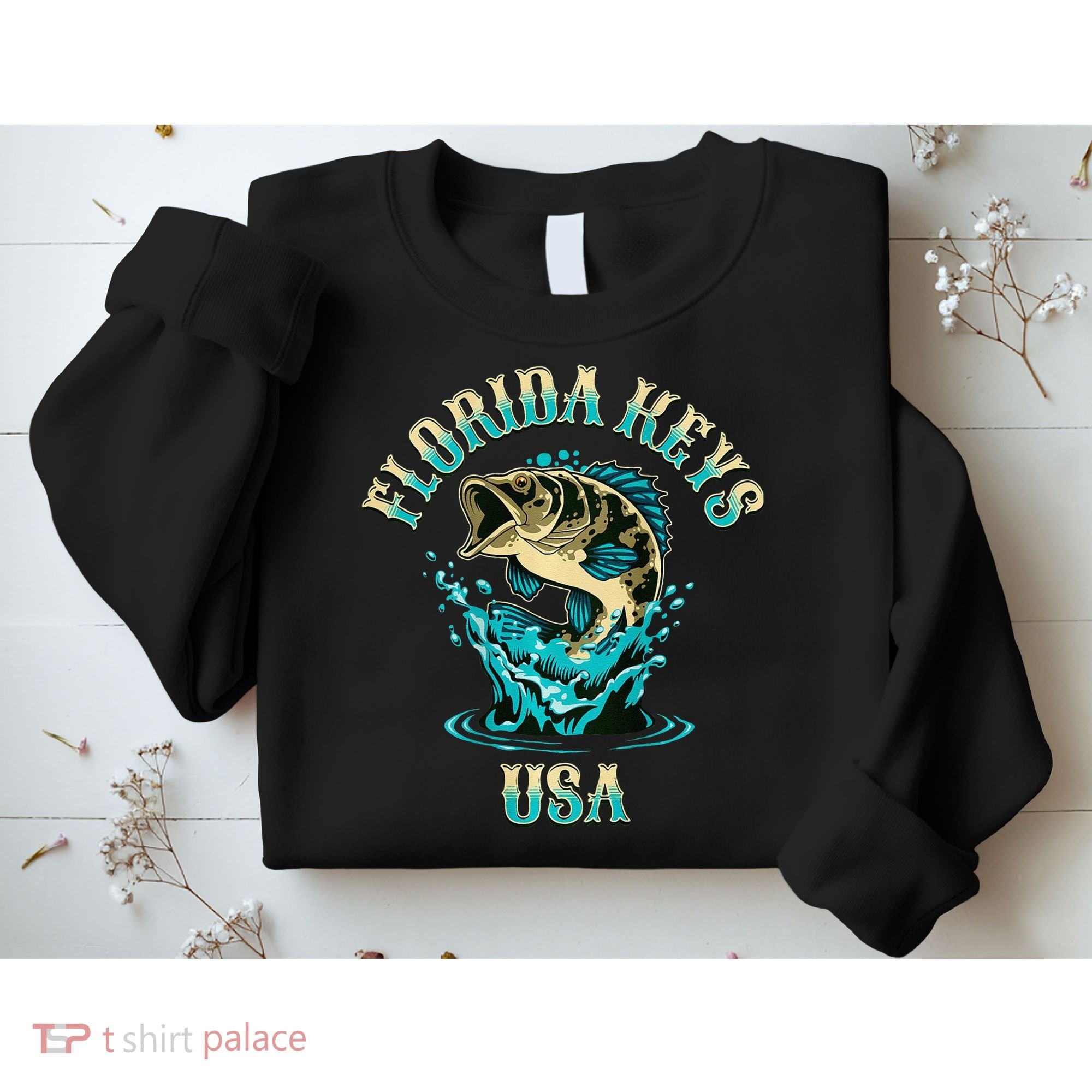 Florida Keys Usa Fishing Sweatshirt