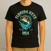 Florida Keys Usa Fishing T-Shirt thumb 3
